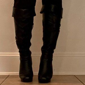 Jessica Simpson Black Knee Boots